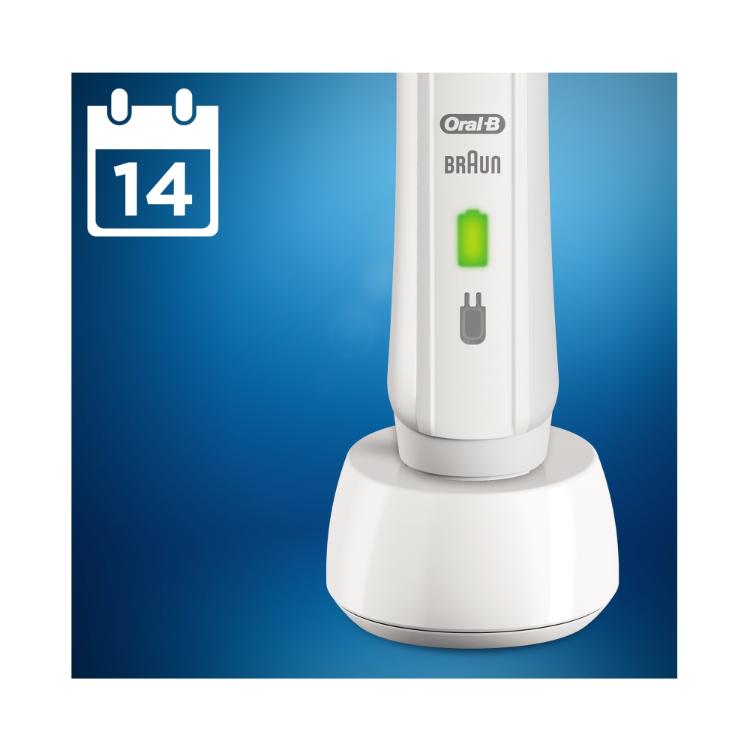 Električna zobna ščetka Oral-B PRO 2 Sensitive Ultra Thin White Handle_4