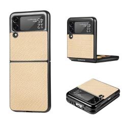 Samsung Galaxy Z Flip 3 5G - Okrasni pokrovček (81) - bež