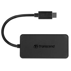 Transcend USB razdelilec HUB 2C, USB 3.1 G1 Type-C, USB A x4