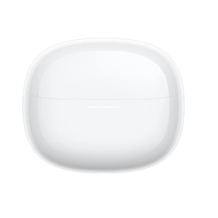 Xiaomi polnilni etui, bel, zaprt, mat površina, LED indikator, minimalističen dizajn.