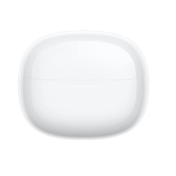 Xiaomi polnilni etui, bel, zaprt, mat površina, LED indikator, minimalističen dizajn.