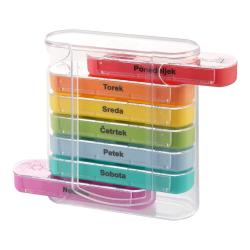 Tedenska posodica za tablete Mediblink Stela 4x/dan M012