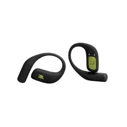 JBL Endurance Zone odprte športne slušalke v črno-limeta barvi, prikaz z obeh strani.