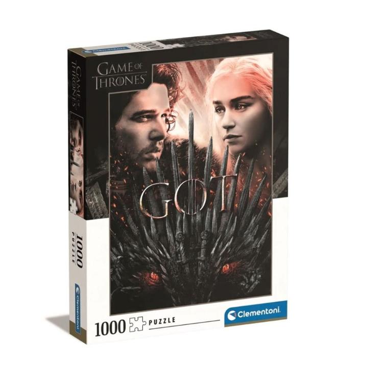 Sestavljanka High Quality Collection Clementoni Game of Thrones 39651, 1000 kosov