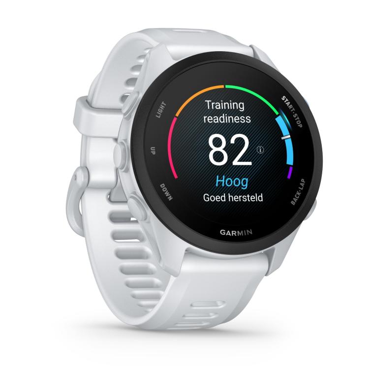 Copilot said:  Garmin Forerunner 70, bela športna GPS ura s funkcijo Training Readiness in prikazom pripravljenosti na vadbo.