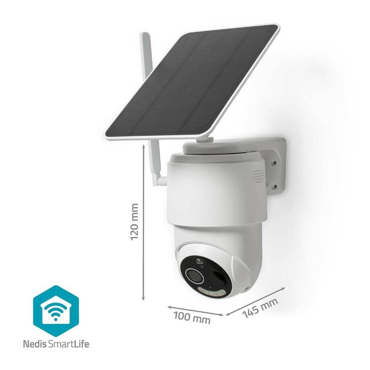 Pametna solarna kamera NEDIS SIMCBO50WT 4G FHD IP65
