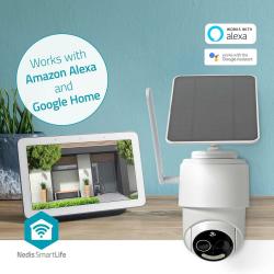 Pametna solarna kamera NEDIS SIMCBO50WT 4G FHD IP65