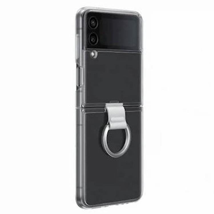 Original ovitek z držalom Samsung Galaxy Z FLIP4, prozoren