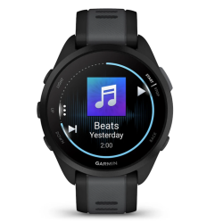 Pametna ura Garmin Forerunner 165 Music, črn/skrilasto siv