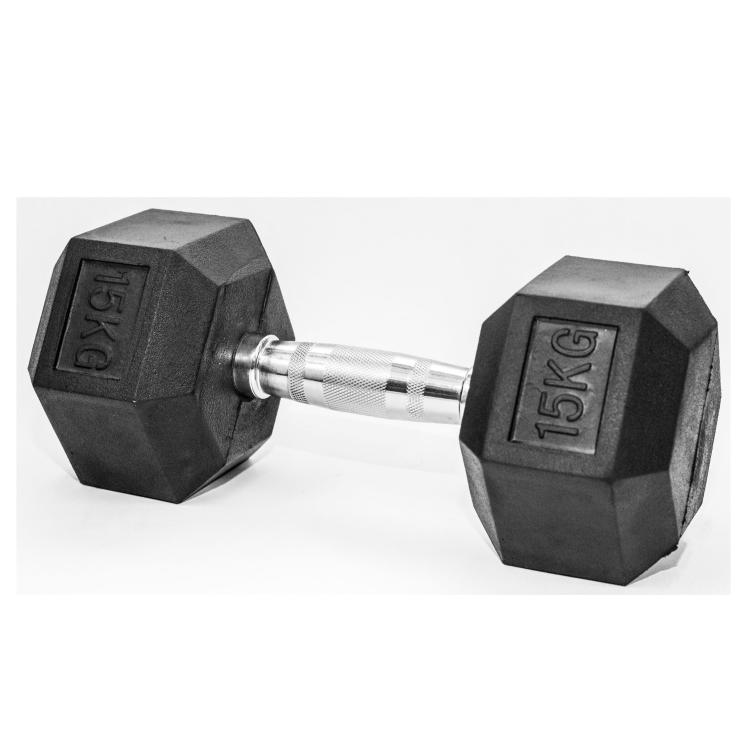 Gumirana ročka Fitmotiv Hex, 15 kg_1
