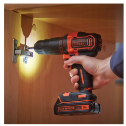 Akumulatorski udarni vrtalnik Black+Decker, 18 V, 2x 1,5 Ah