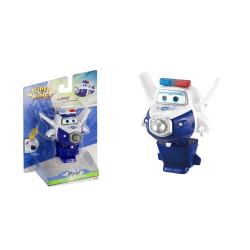 Transformirajoča figura Paul iz Super Wings, ki se iz letala spremeni v robota, primerna za otroke 3+.