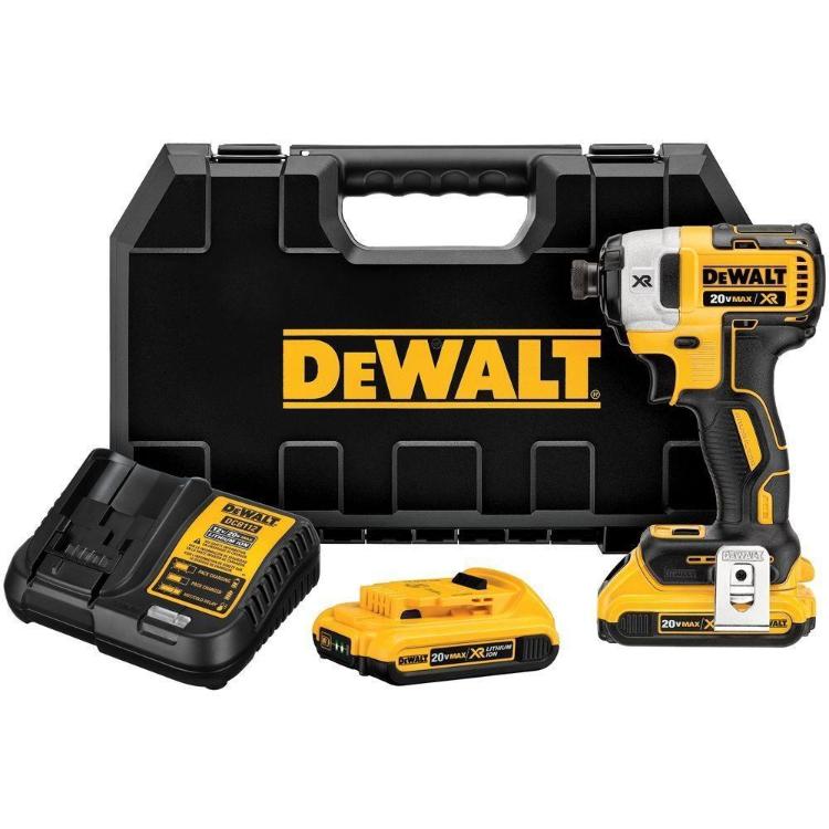 Akumulatorski udarni vijačnik DeWalt DCF887D2, 18V, 1/4", 2Ah
