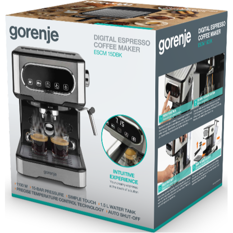 Kavni aparat Gorenje ESCM15DBK