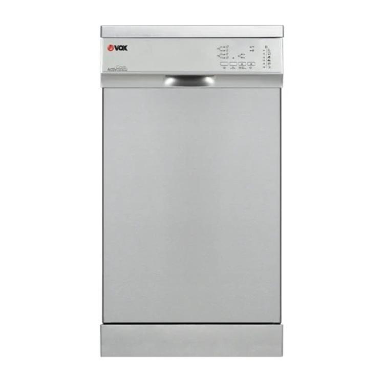 Pomivalni stroj VOX LC 10Y15C IX, E, 10 pogr., 6 programov, 45 cm, inox
