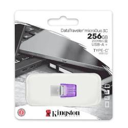 USB ključ Kingston DataTraveler microDuo 3C, USB-C, USB 3.2 Gen 1, OTG, 256 GB