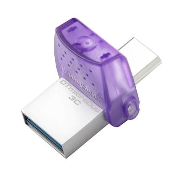 USB ključ Kingston DataTraveler microDuo 3C, USB-C, USB 3.2 Gen 1, OTG, 256 GB