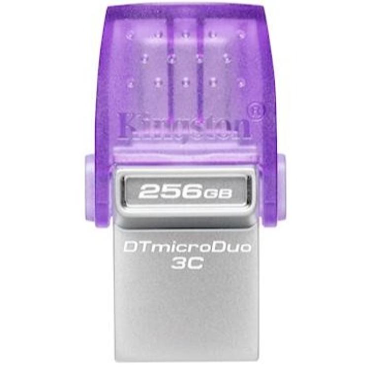 USB ključ Kingston DataTraveler microDuo 3C, USB-C, USB 3.2 Gen 1, OTG, 256 GB