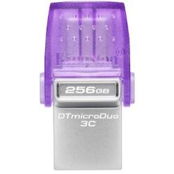 USB ključ Kingston DataTraveler microDuo 3C, USB-C, USB 3.2 Gen 1, OTG, 256 GB