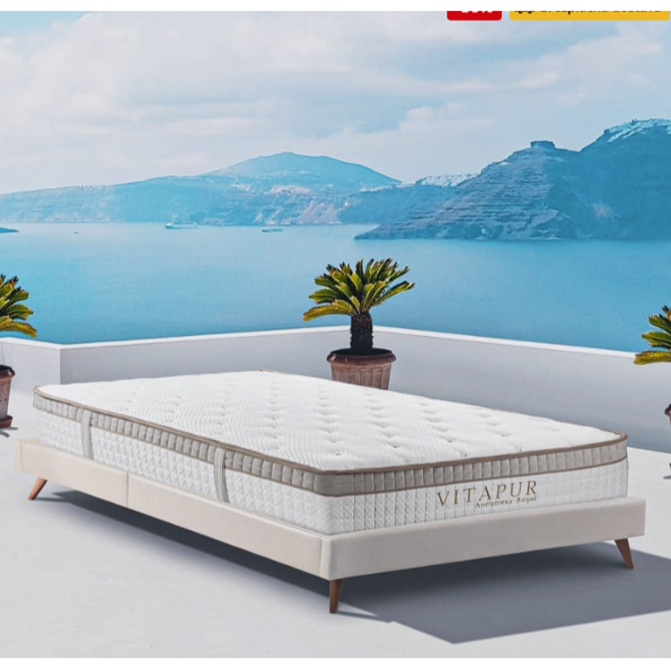 Žepkasto ležišče Vitapur Antistress ROYAL 30, 160x200 cm