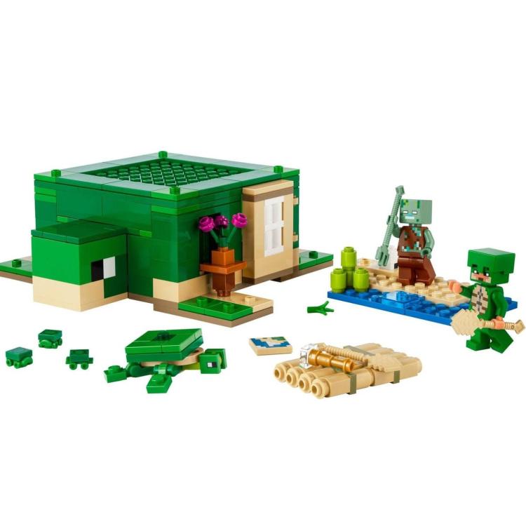Lego Minecraft Želvja hiška na plaži - 21254