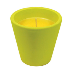 Sveča ROURA 340225.085.3, Citronela v keramiki 80 X 82 mm, zelena