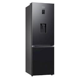 Hladilnik z zamrzovalnikom Samsung RB34C652EB1/EF, 185 cm, E, 341 l, dozirnik, črna