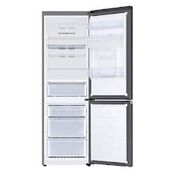 Hladilnik z zamrzovalnikom Samsung RB34C652EB1/EF, 185 cm, E, 341 l, dozirnik, črna