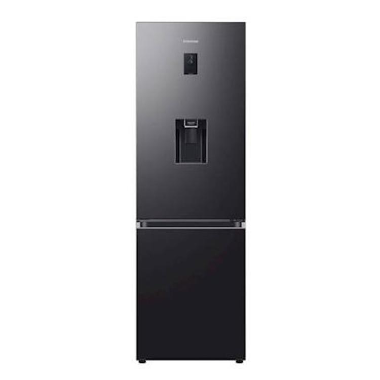 Hladilnik z zamrzovalnikom Samsung RB34C652EB1/EF, 185 cm, E, 341 l, dozirnik, črna