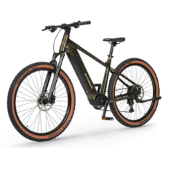 ECOBIKE električno kolo z amortizerji, prestavami in velikimi kolesi za vožnjo po zahtevnem terenu