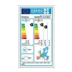 Klima Vivax R+ Design, 3,5kW, bela, z montažo_7