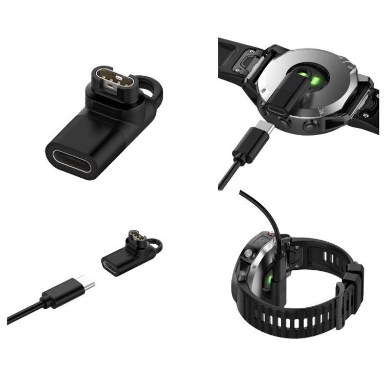 Adapter USB-C na Garmin priključek (4pin) - črn