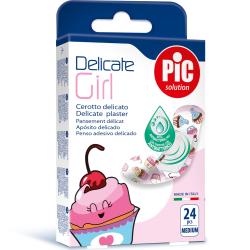 PiC antibakterijski obliž za deklice Delicate Girl, M 24x_1