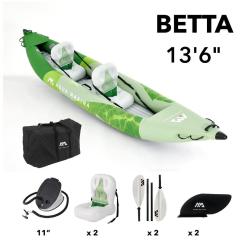 Napihljiv kajak Aqua Marina Beta za 2 osebi, 13´6", BE-412