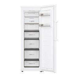 Zamrzovalna omara Haier višine 186,5 cm in prostornine 262 l s tehnologijo Total No Frost zagotavlja učinkovito zamrzovanje brez nabiranja ledu ter enostavno vzdrževanje.