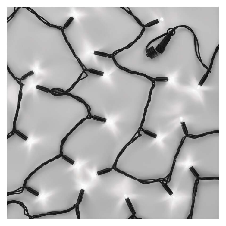 Povezovalna veriga Emos Profi črna, LED 50, 5 m, zunanja in notranja, hladna bela