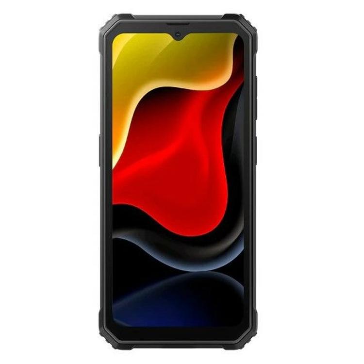 Blackview BV4800 SE: sprednja stran trpežnega telefona z zaslonom, debelim robom in zaščitnimi vogali.
