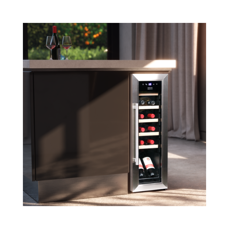 Vinska vitrina Cecotec GrandSommelier 1250, CoolWood, Compressor