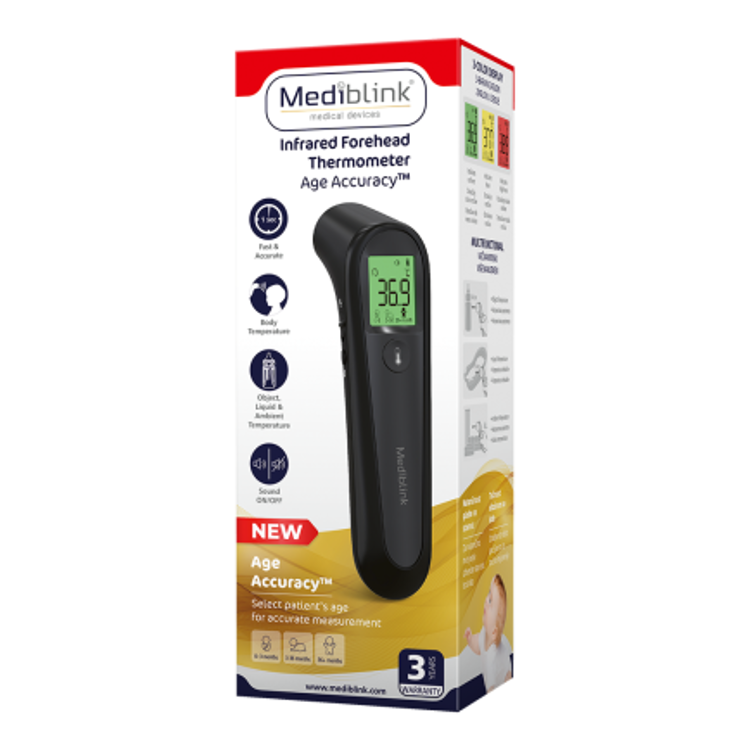 Infrardeči čelni termometer MEDIBLINK Age Accuracy M330