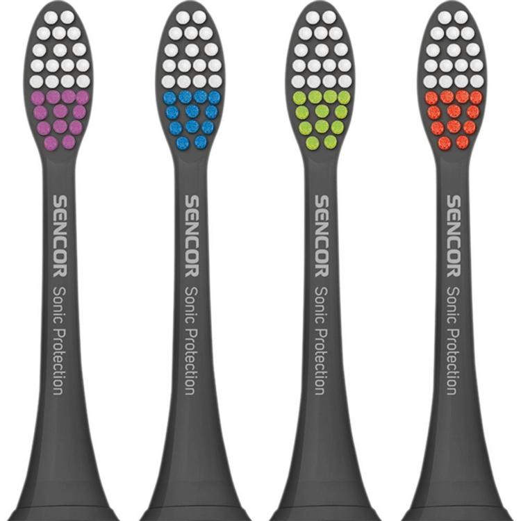 Nastavki Sencor SOX002, 4 kosi, črna