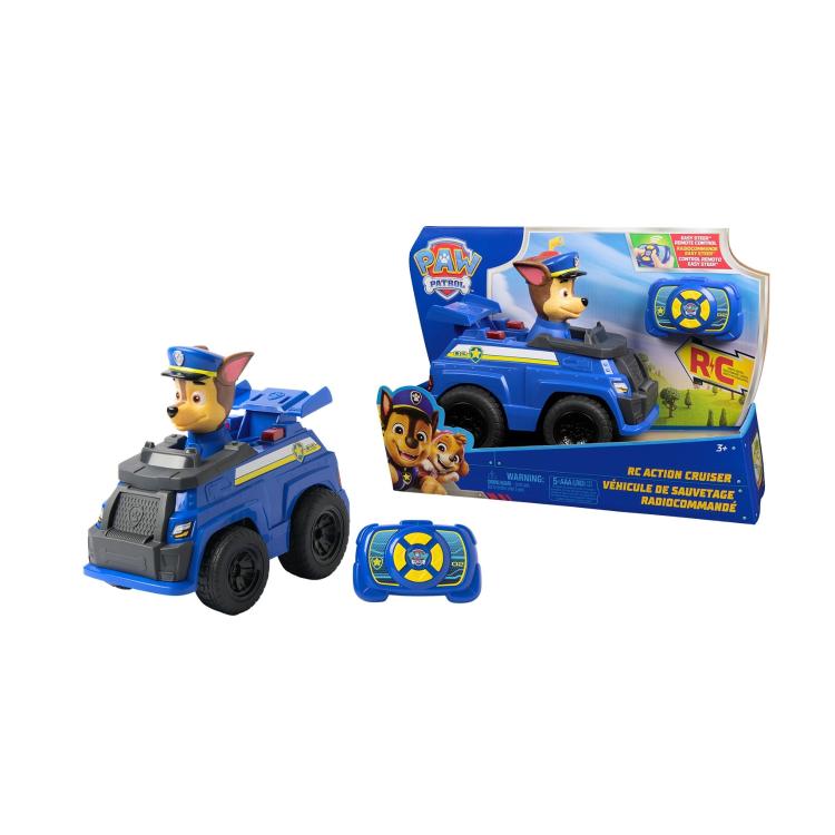 RC vozilo Chase iz Tačke na patrulji z daljinskim upravljalnikom Easy Steer, primerno za otroke 3+.