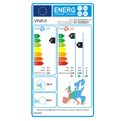 Klima Vivax H+ Design, 5,2 kW, gray mirror, z montažo_5