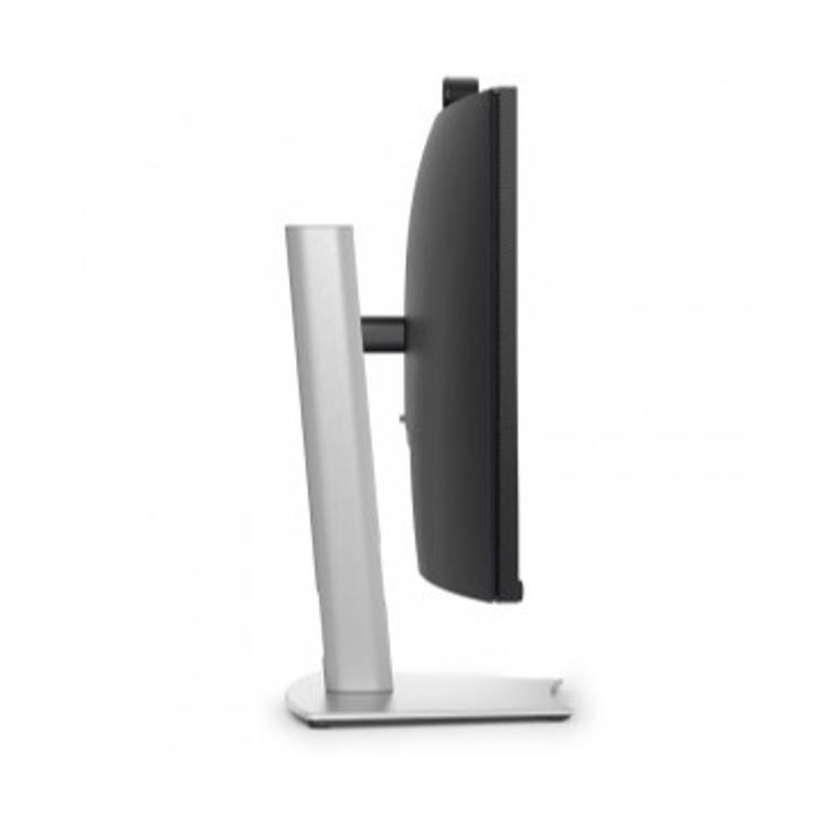 Dell P3425WEB – stranski profil ukrivljenega monitorja, ergonomsko stojalo z nastavitvijo nagiba in višine.