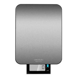 Cecotec digitalna kuhinjska tehtnica z inox površino in izvlečnim LCD zaslonom