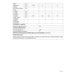 Hladilnik z zamrzovalnikom VOX KG 2630, F, 213 l, 145 cm