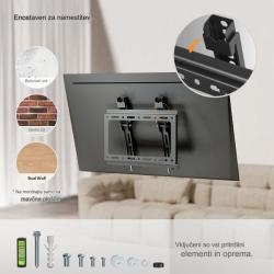 Nagibni stenski nosilec VonHaus 23-43'', do 35 kg