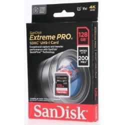 Spominska kartica Sandisk MicroSDXC 128GB Extreme Pro, 200 / 90MB / s, UHS-I, C10, U3, V30
