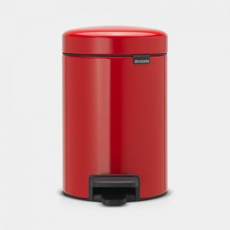 Koš za smeti Brabantia, 3 L, rdeč