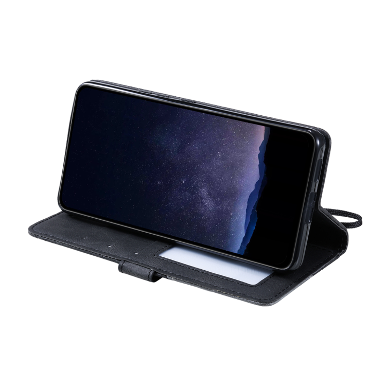 Preklopna torbica za Xiaomi Redmi Note 13 Pro, WLGO-Lines, črna