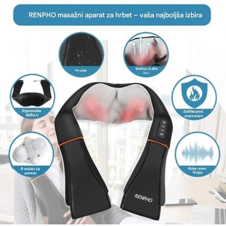 Masažer za vrat in ramena RENPHO U-Neck 1
